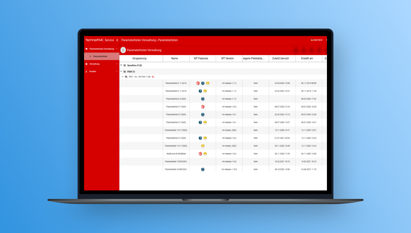 Ansicht der digitalen Kalibrierstation von TechnipFMC